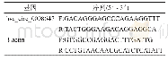 表1 基因引物序列：环状RNA hsa＿circ＿0008647在系统性红斑狼疮PBMC中的表达及意义的初步研究