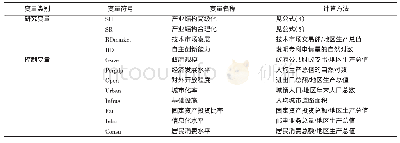 表2 变量定义与计算方法