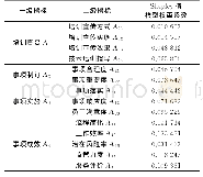 表1 各项指标权重：基于PDCA理论与灰色三角白化权函数的电网企业“放管服”改革成效评价体系研究