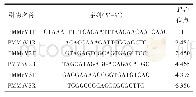 《表1 PMMoV特异性扩增引物》