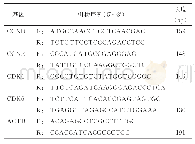 《表1 各基因q-PCR引物序列》