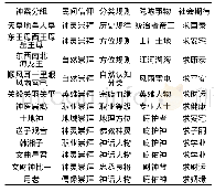 表2 民间多神崇拜的神案摆放规则和指示象征分类