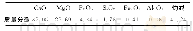 《表1 磷尾矿化学成分分析结果》