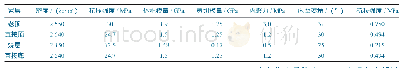《表1 岩层物理学参数：沿空留巷巷旁高水充填数值模拟分析》