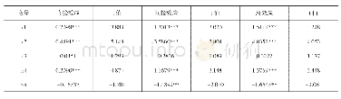 《表5 SDM直接效应和间接效应估计》