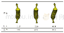 《表3 焊缝材料弹性模量为转子的0.6%转子的模态及频率结果模态》