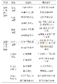 表1 金融创新投入产出指标