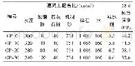 《表2 混凝土配合比和28 d抗压强度》