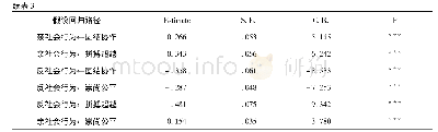 《表3 运动员成就取向中介效应修正模型的参数估计》