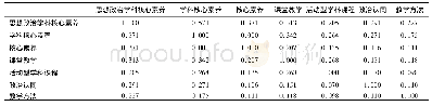 表3 高频关键词Ochiai系数相似矩阵(部分)