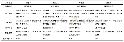 《表3 治理河道横断面方案比选表》