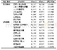 表6 PPP养老项目运营阶段绩效指标体系综合权重表