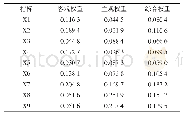 《表2 指标权重的计算结果》