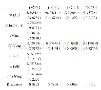 表2 联立方程模型回归结果