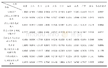 表3 无量纲化数据及各指标熵权