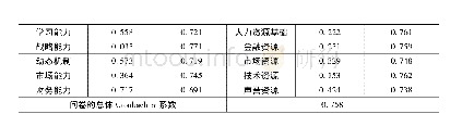 《表4.3第一轮专家调查Cronbach&#039;s alpha值》