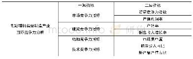 表1 电站辅机装备制造产业国际竞争力分析评价指标体系