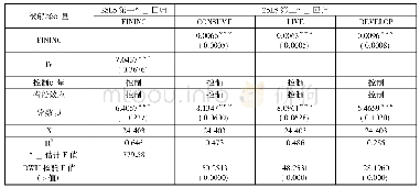 表8 内生性问题：普惠金融、家庭异质性与消费结构升级
