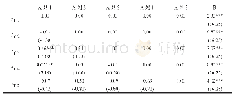 《表4:SVAR基准情形矩阵A和B的估计结果》