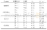 表3 WIRGAN的GAM自比较结果