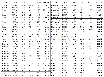 表4 NFSFOA算法和FSFOA算法在不同数据上性能的对比