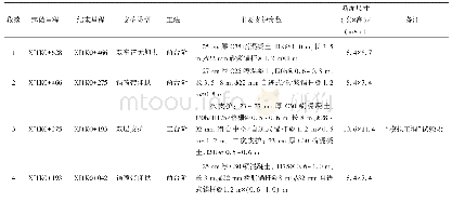 《表1 斜井主要支护参数表》