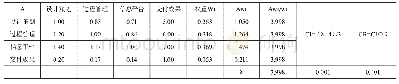 《表4 一级指标要素判断矩阵》
