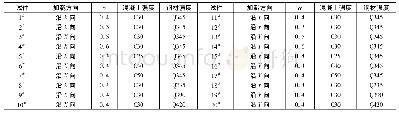 表2 各组试件参数表：双排缀板连接的T形钢管混凝土异形柱抗震性能有限元分析