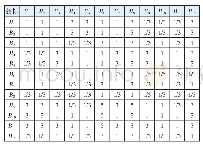 《表3 准则层各评价指标的权值》