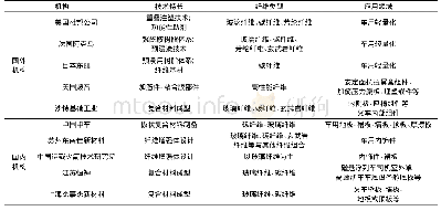 《表2 中国专利主要申请人技术特长》