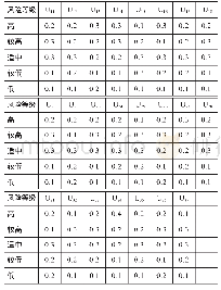 《表3 二级风险因素概率分布》