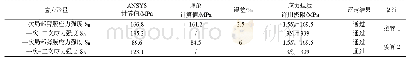 表2 设计参数：基于ANSYS的自动反冲洗过滤器结构应力强度评定
