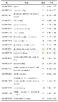 《表4 香蒲解郁方治疗抑郁症关键靶标具有的功能信息》