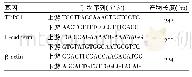 《表1 定量PCR引物：非小细胞肺癌中TRPC1和E-cadherin的表达及意义》