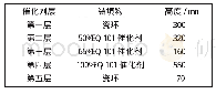 《表2 催化剂各层的装填数据》