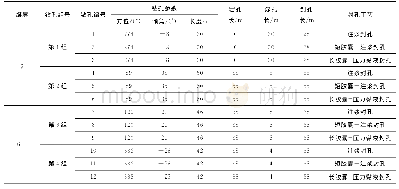 《表1 钻孔参数：复杂地质矿区3种封孔工艺应用分析》