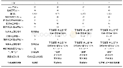 表3 相似模拟实验中覆岩破断特征统计