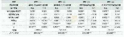 《表3：第二阶段SFA模型估计结果》