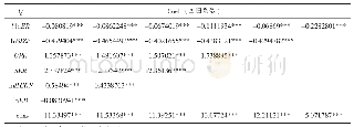 表5 滞后一期实证分析结果
