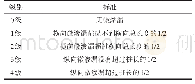 表4 微渗漏评价指标划分