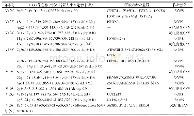 《表2 高通量基因测序检测偶发流产组的胚胎染色体拷贝数变异》