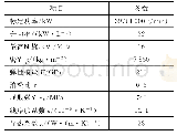 表1 发动机及活塞材料参数