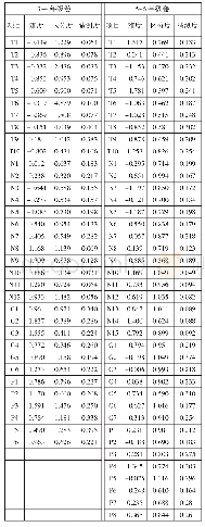 表5 基于IRT的项目分析