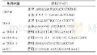 《表1 引物序列表：长链非编码RNA TUG1对口腔鳞状细胞癌细胞增殖、迁移及侵袭能力的影响》