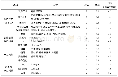 《表9 审核后生产线各指标评价结果》