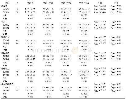 《表2 两组患儿不同时间DQ评分比较 (分, ±s)》