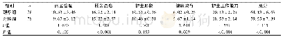 《表3 两组护理服务质量评价量表评分比较(分，±s)》