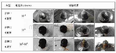 《表3 静态腐蚀试验结果：车用缓冲块安装区域的腐蚀行为及电阻率影响》