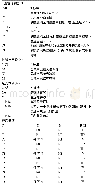 《表1 2017美国癌症联合委员会 (AJCC) /国际抗癌联合会 (UICC) 结直肠神经内分泌肿瘤的TNM分期》