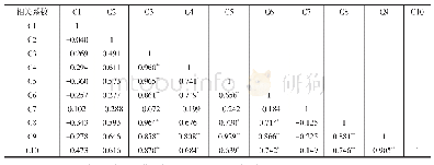 表4 科技创新功能筛选指标Pearson相关系数